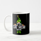Very Merry Cat Mom Gnome Christmas Matching Kaffeetasse (Links)