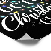 Very Merry Doctor Christmas Claus Pajamas Poster (Ecke)