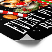 Very Merry Event Planner Reindeer Matching Christm Poster (Ecke)