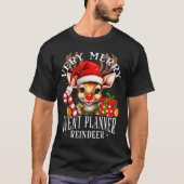 Very Merry Event Planner Reindeer Matching Christm T-Shirt (Vorderseite)