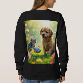 Very nice cat and dog design on Tshirt  (Rückseite)