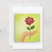 Very nice design for  dankeskarte (Rückseite)