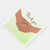 Very nice design for  serviette (Ecke)