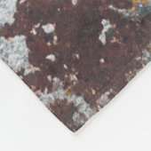 Very old rusted sheet iron. Textured metal surface Fleecedecke (Ecke)