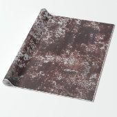 Very old rusted sheet iron. Textured metal surface Geschenkpapier (Ungerollt)