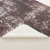 Very old rusted sheet iron. Textured metal surface Sherpadecke (3/4)