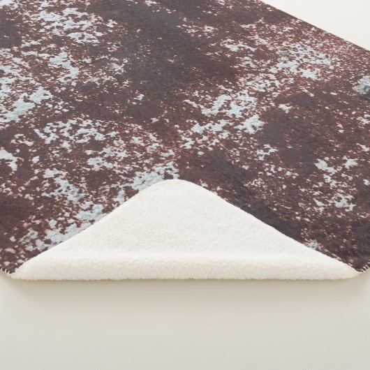 Very old rusted sheet iron. Textured metal surface Sherpadecke (3/4)