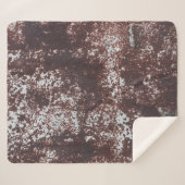 Very old rusted sheet iron. Textured metal surface Sherpadecke (Vorderseite (Horizontal))