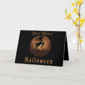 Very Wicked Halloween Karte (Gelbe Blume)