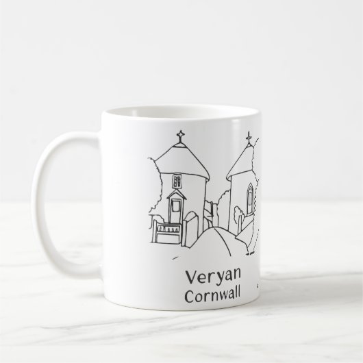 Veryan Roundhouses Tasse (Links)