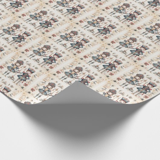 Verzauberendes Nutcracker-Wunderland (18) Geschenkpapier (Ecke)