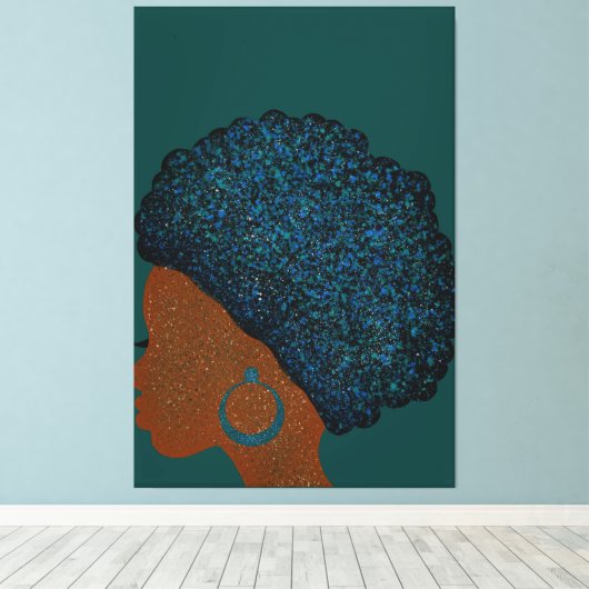 Verzaubererin Leinwanddruck (Insitu (Holzboden))