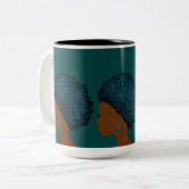 Verzaubererin Zweifarbige Tasse (Vorderseite Links)