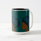 Verzaubererin Zweifarbige Tasse (VorderseiteRechts)