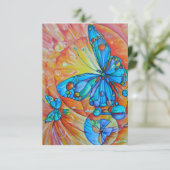 "Verzaubernde Anmut" Blankkarte Dankeskarte (Stehend Vorderseite)