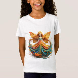 Verzaubernde Fantasy-Fee mit farbenfrohen Flügeln T-Shirt