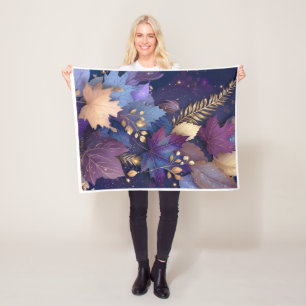 Verzaubernde Fantasy-Figuren inmitten leuchtender Fleecedecke
