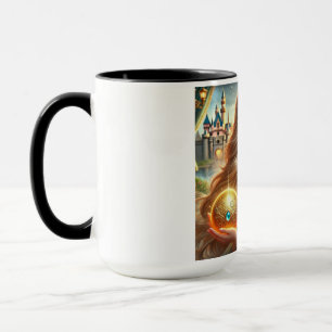 Verzaubernde Golden Hair Princess-Tasse Tasse