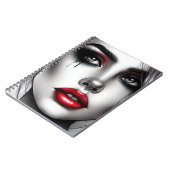 Verzaubernde gotische Maus - mutige Alternative Notizblock (Linke Seite)