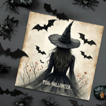 Verzaubernde Halloween-Begrüßungskarte