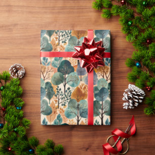 Verzaubernde Herbstbäume Geschenkpapier