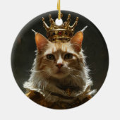 "Verzaubernde Katzenverzierungen" Keramik Ornament (Hinten)