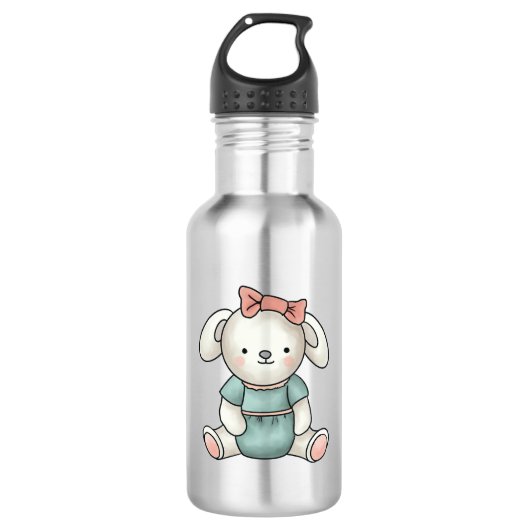 Verzaubernde Kinderdesign Edelstahlflasche (Vorderseite)