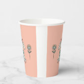 Verzaubernde Kinderdesign Pappbecher (Links)