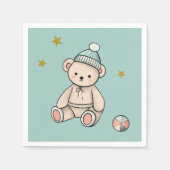 Verzaubernde Kinderdesign Serviette (Vorderseite)