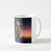 "Verzaubernde Portrait-Tasse" Kaffeetasse (VorderseiteRechts)