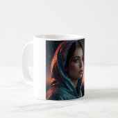 "Verzaubernde Portrait-Tasse" Kaffeetasse (Vorderseite Links)