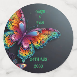 Verzaubernde Schmetterlingsblicke Konfetti