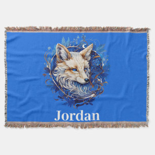 Verzaubernder Fuchs mit Individuelle Name Decke