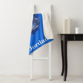 Verzaubernder Fuchs mit Individuelle Name Sherpadecke (Beispiel)