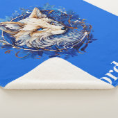 Verzaubernder Fuchs mit Individuelle Name Sherpadecke (3/4)