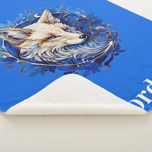 Verzaubernder Fuchs mit Individuelle Name Sherpadecke (3/4)