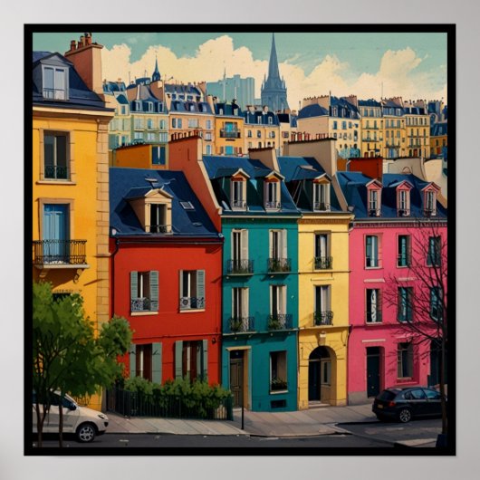 Verzauberndes Paris Poster (Vorne)