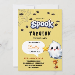 Verzauberndes Spooktacular Halloween Geburtstag  Einladung