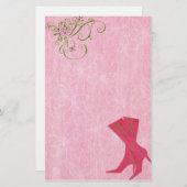 Verzaubert Diva in Wassermelonenstation Briefpapier (Vorne/Hinten)