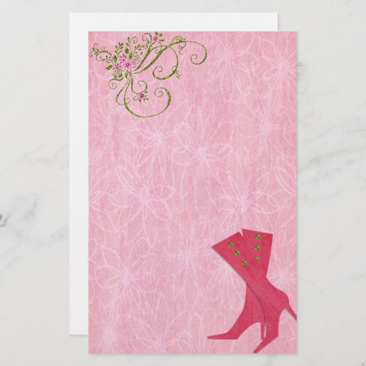 Verzaubert Diva in Wassermelonenstation Briefpapier (Vorne/Hinten)