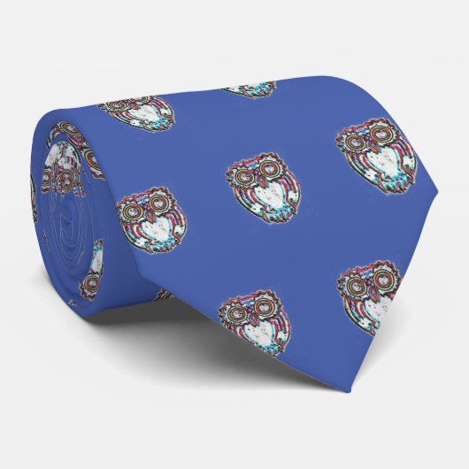 Verzaubert Eule Krawatte (Gerollt)