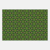 Verzaubert Grün- und Golddekoration Geschenkpapier Set (Vorderseite 3)