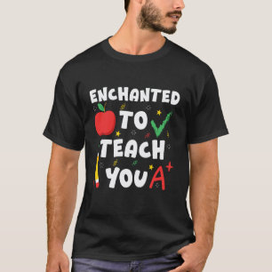 Verzaubert, Ihnen lustiger Lehrer zurück zur Schul T-Shirt