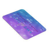 Verzaubert unter dem Meer speichern Sie das Datum Magnet (Rechte Seite)