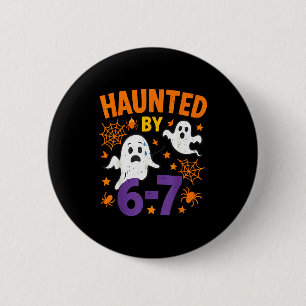 Verzauberte 67 Geist Mathelehrer Halloween Kostüm Button