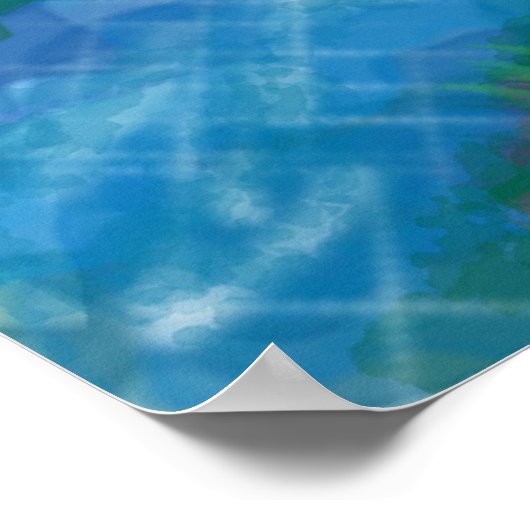 Verzauberte Abend Bride Print Poster (Ecke)