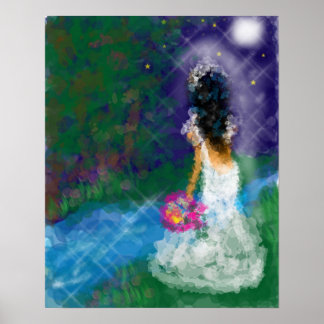 Verzauberte Abend Bride Print Poster