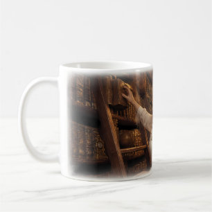 Verzauberte Bibliotheks-Glühlampe für Träumer Tass Kaffeetasse