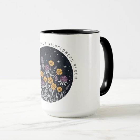 Verzauberte Blume Tasse (VorderseiteRechts)