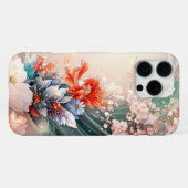 Verzauberte Blumenkaskade iPhone Hülle (Rückseite (Horizontal))